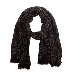 Style&co. Metallic Boucle Scarf (Black, OS)
